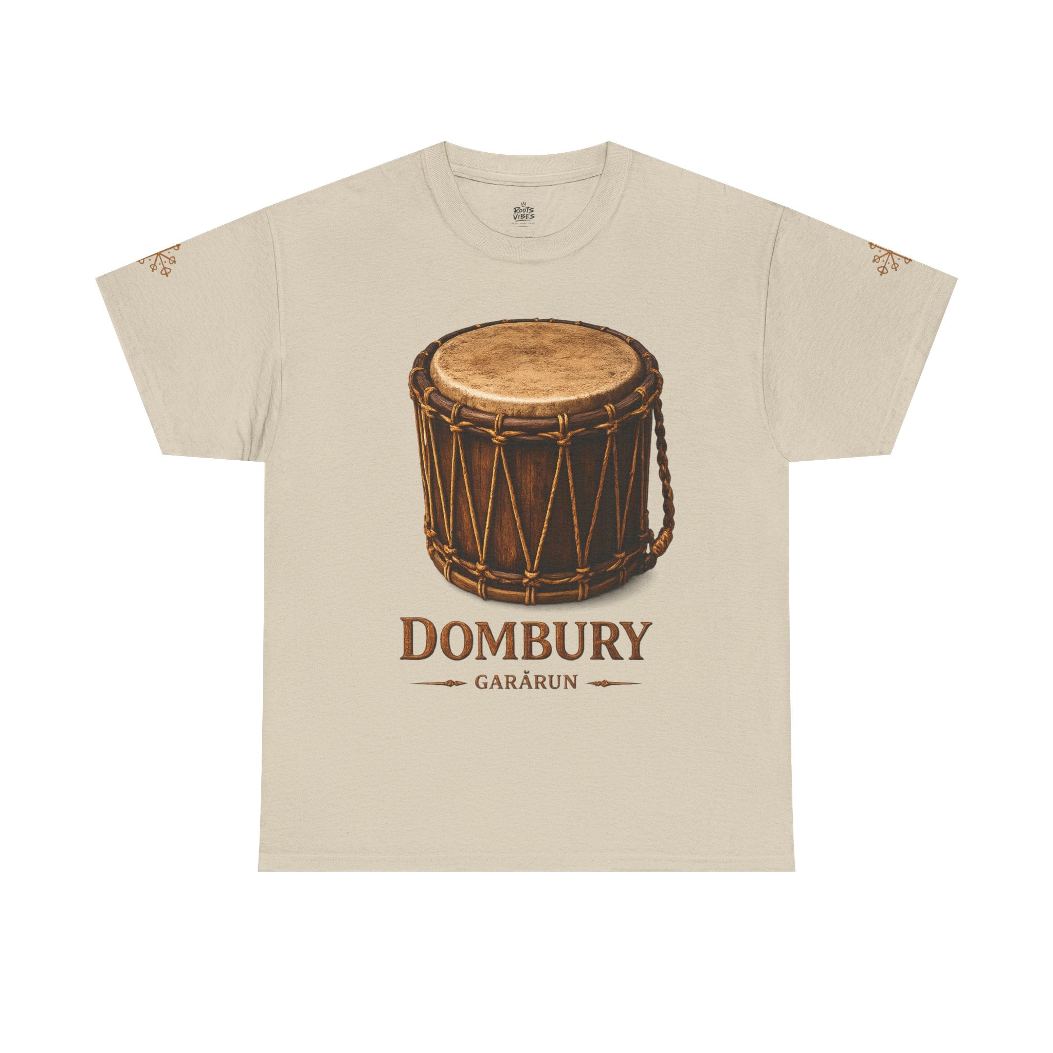 Drum Heritage T-Shirt — "Dombury" Traditional Gararun Design
