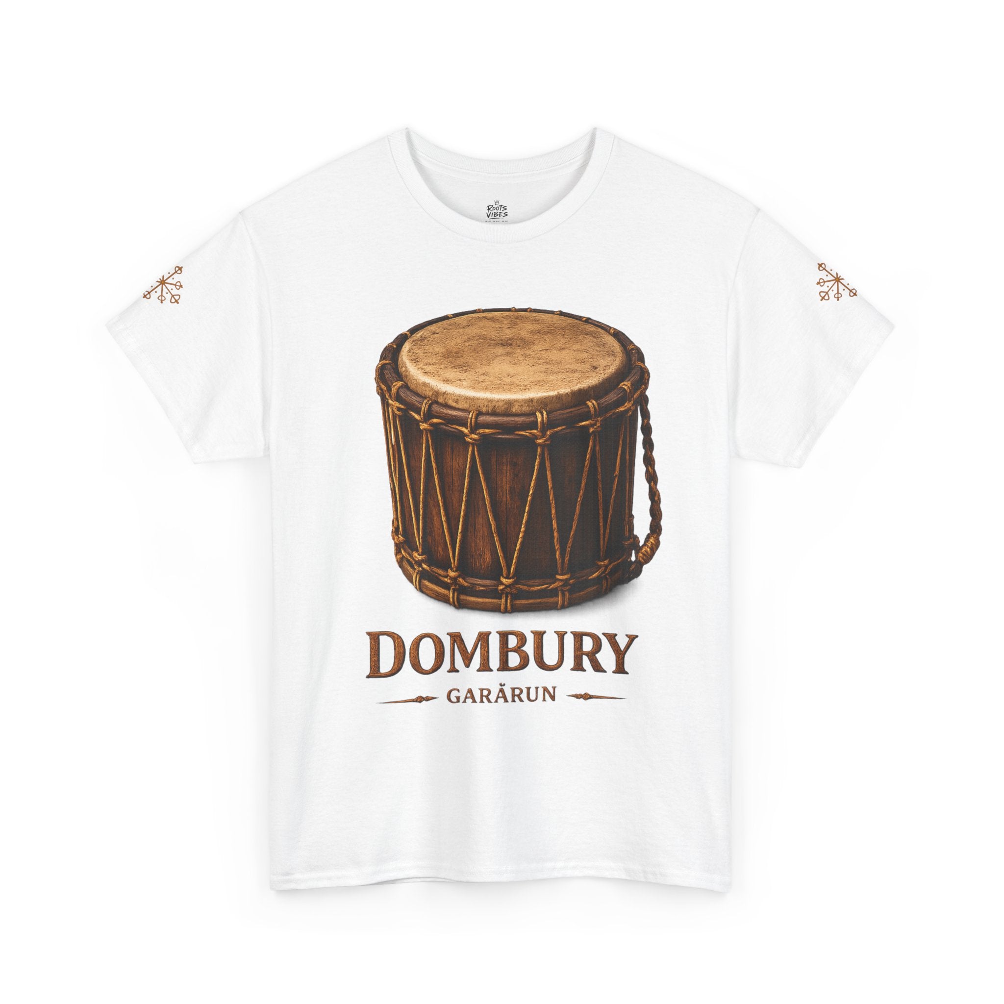 Drum Heritage T-Shirt — "Dombury" Traditional Gararun Design