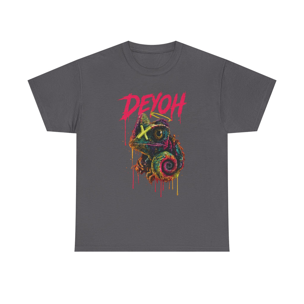 Chameleon Graffiti Tee — DEYOH Streetwear Graphic T-Shirt