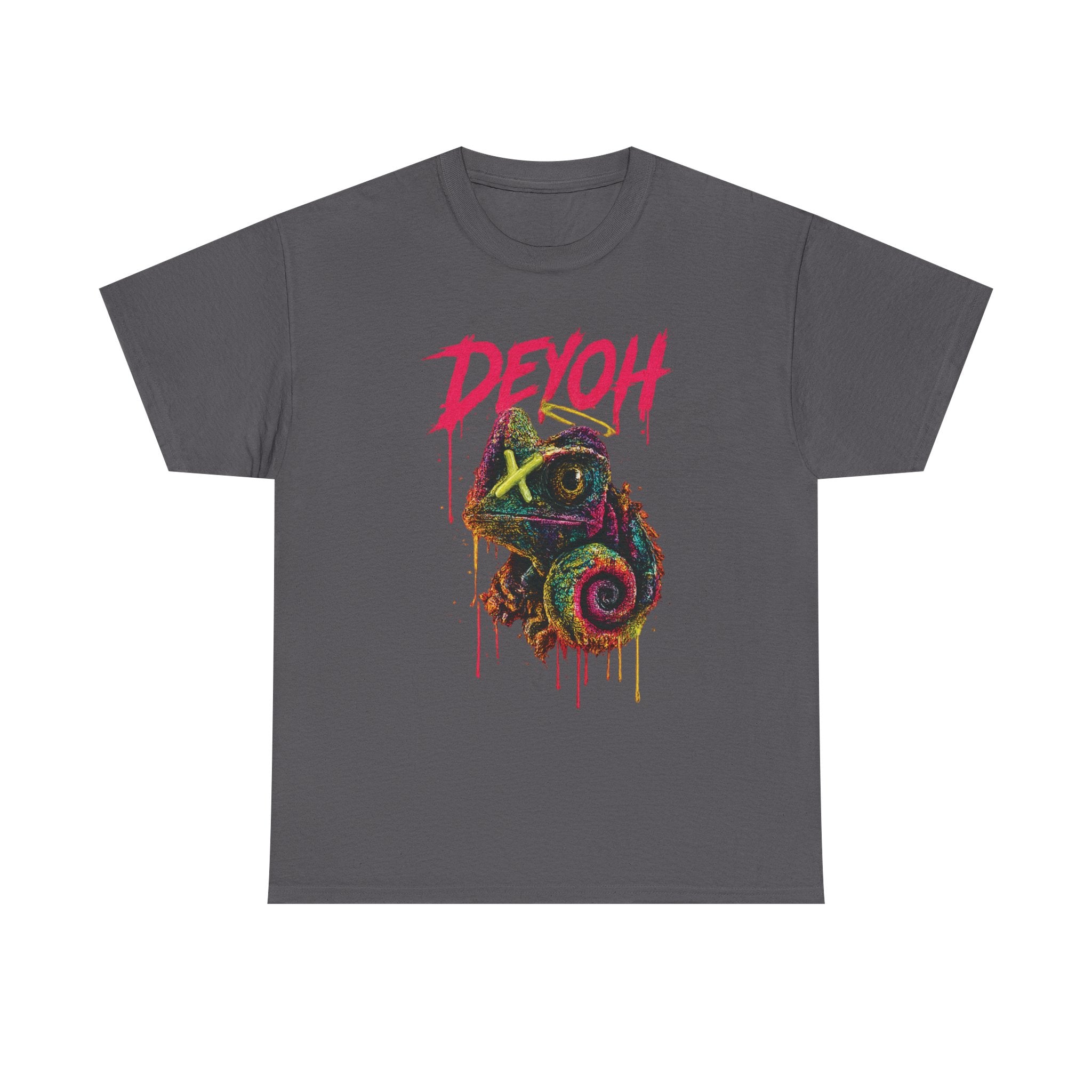 Chameleon Graffiti Tee — DEYOH Streetwear Graphic T-Shirt