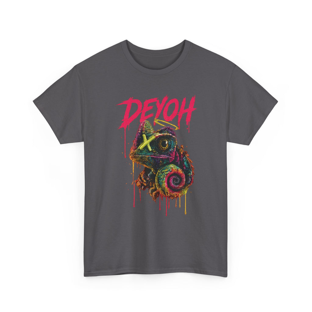 Chameleon Graffiti Tee — DEYOH Streetwear Graphic T-Shirt