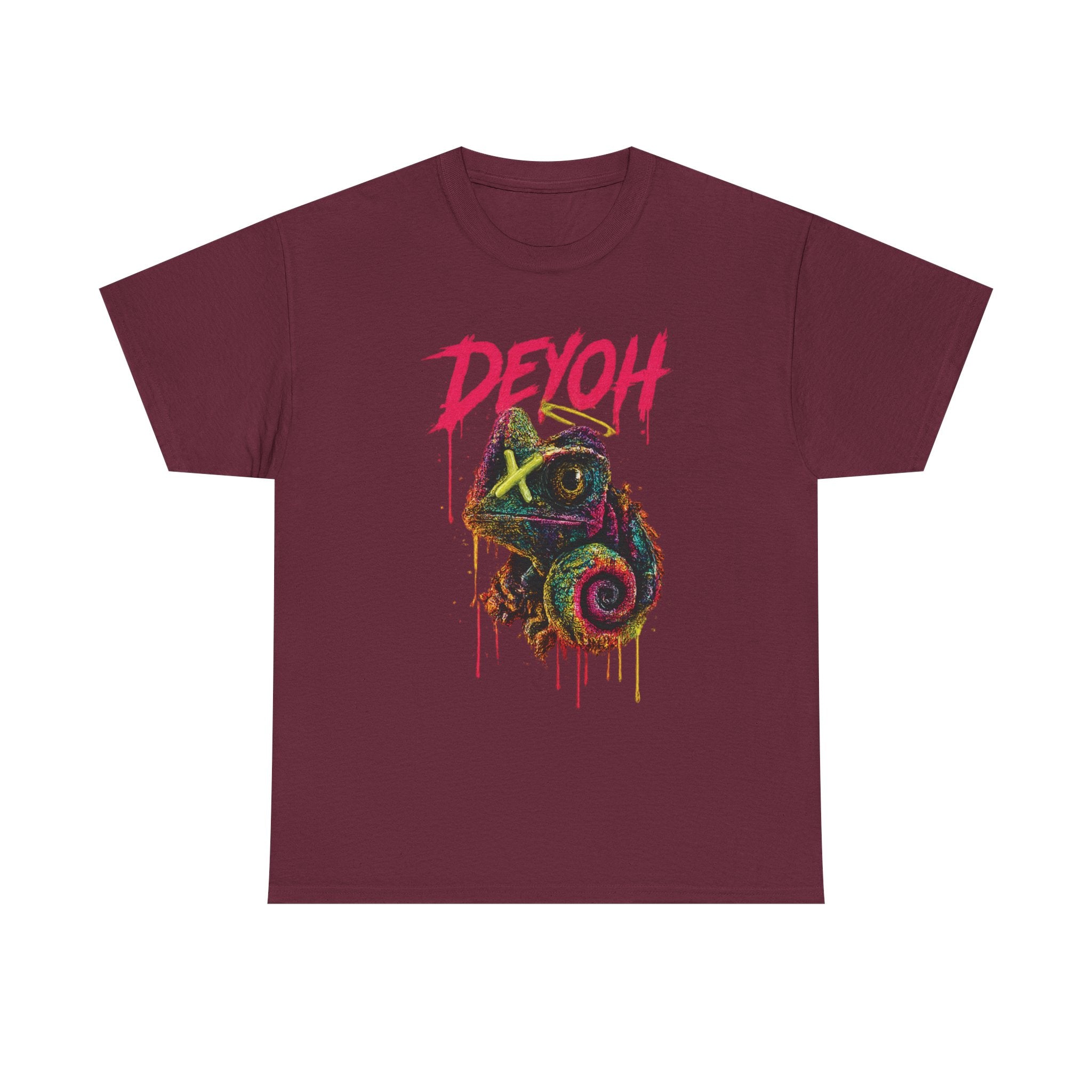 Chameleon Graffiti Tee — DEYOH Streetwear Graphic T-Shirt