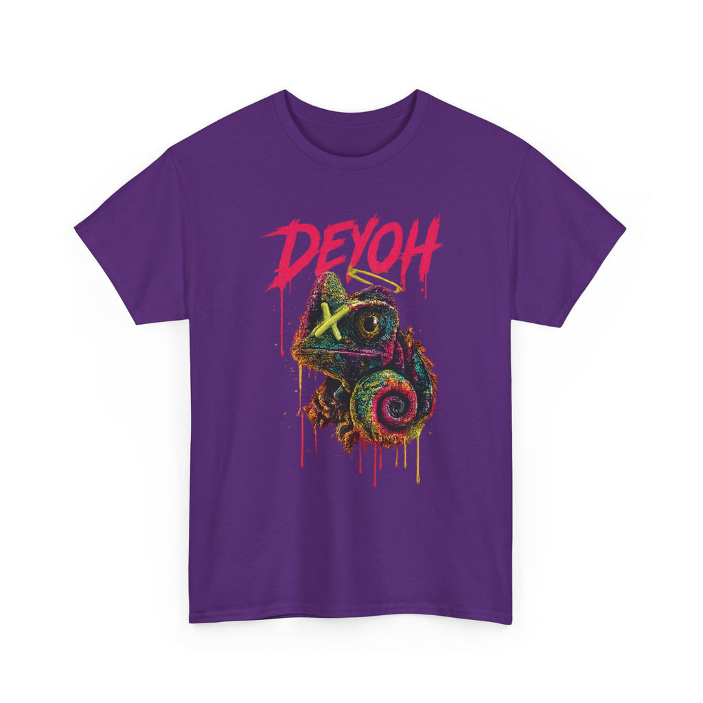 Chameleon Graffiti Tee — DEYOH Streetwear Graphic T-Shirt
