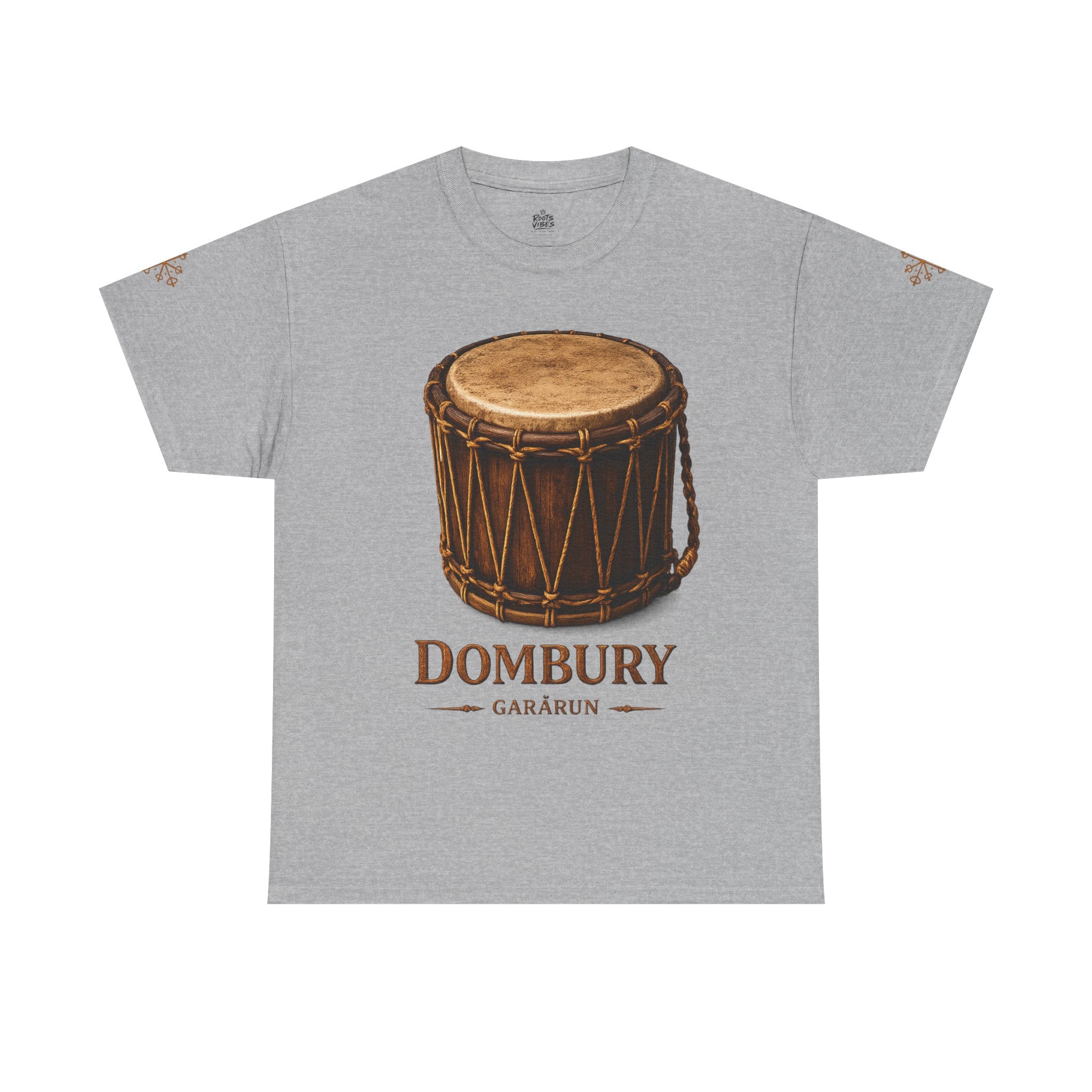 Drum Heritage T-Shirt — "Dombury" Traditional Gararun Design