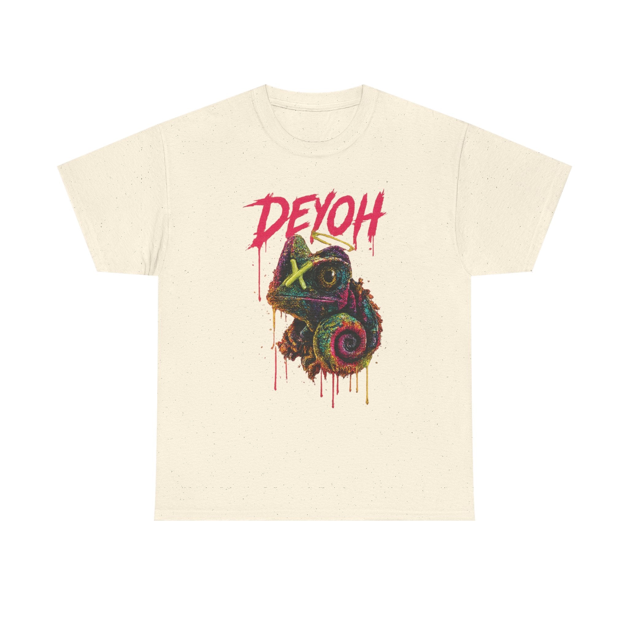 Chameleon Graffiti Tee — DEYOH Streetwear Graphic T-Shirt