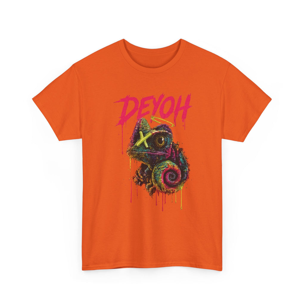 Chameleon Graffiti Tee — DEYOH Streetwear Graphic T-Shirt
