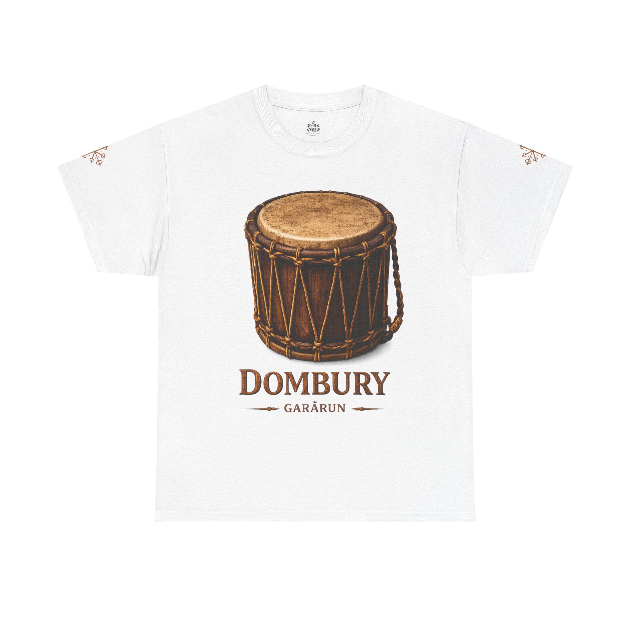 Drum Heritage T-Shirt — "Dombury" Traditional Gararun Design