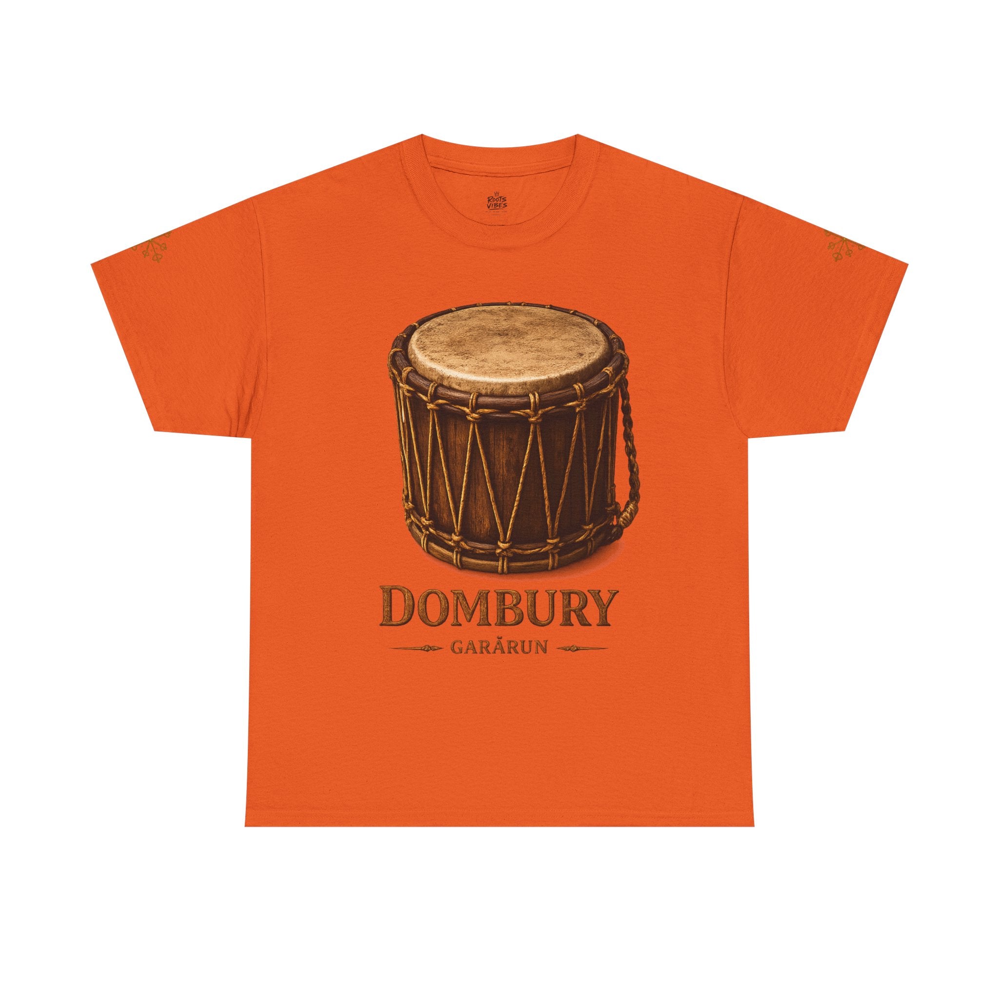 Drum Heritage T-Shirt — "Dombury" Traditional Gararun Design