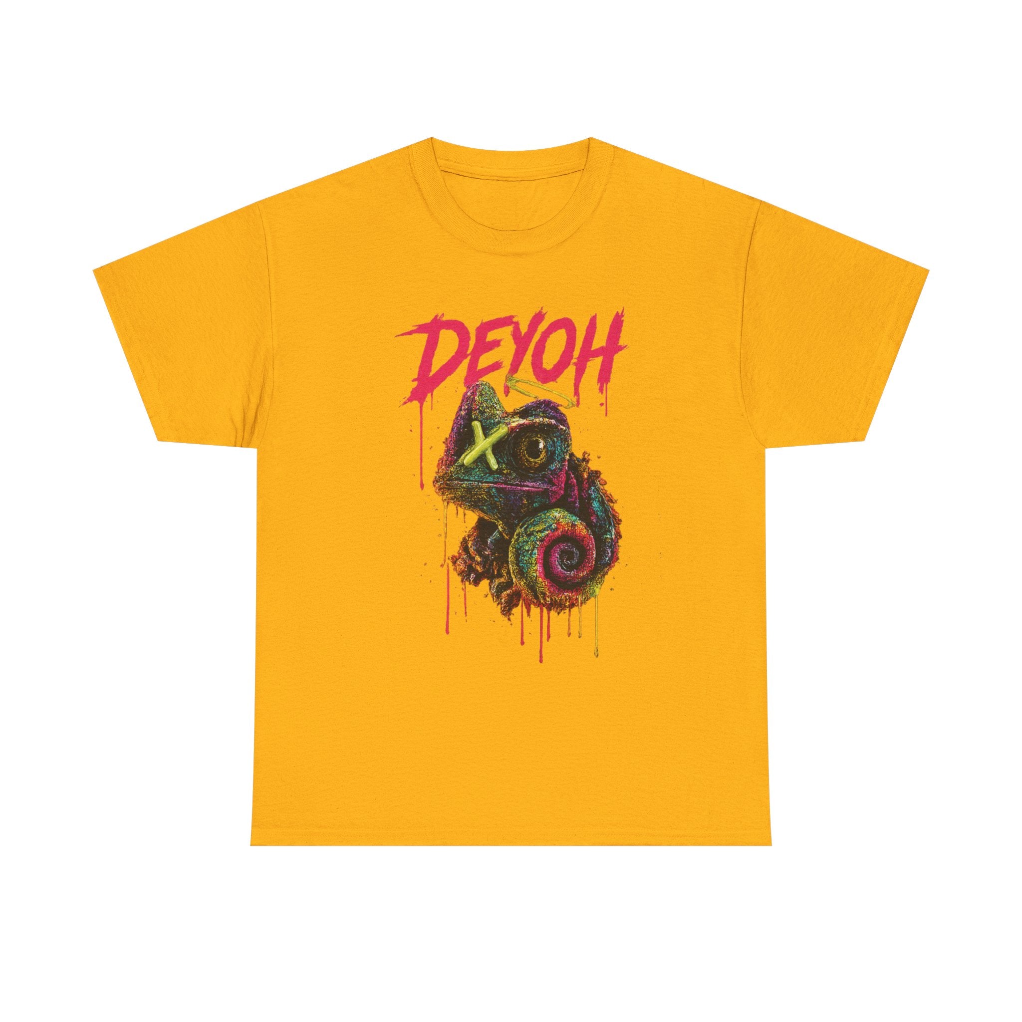Chameleon Graffiti Tee — DEYOH Streetwear Graphic T-Shirt