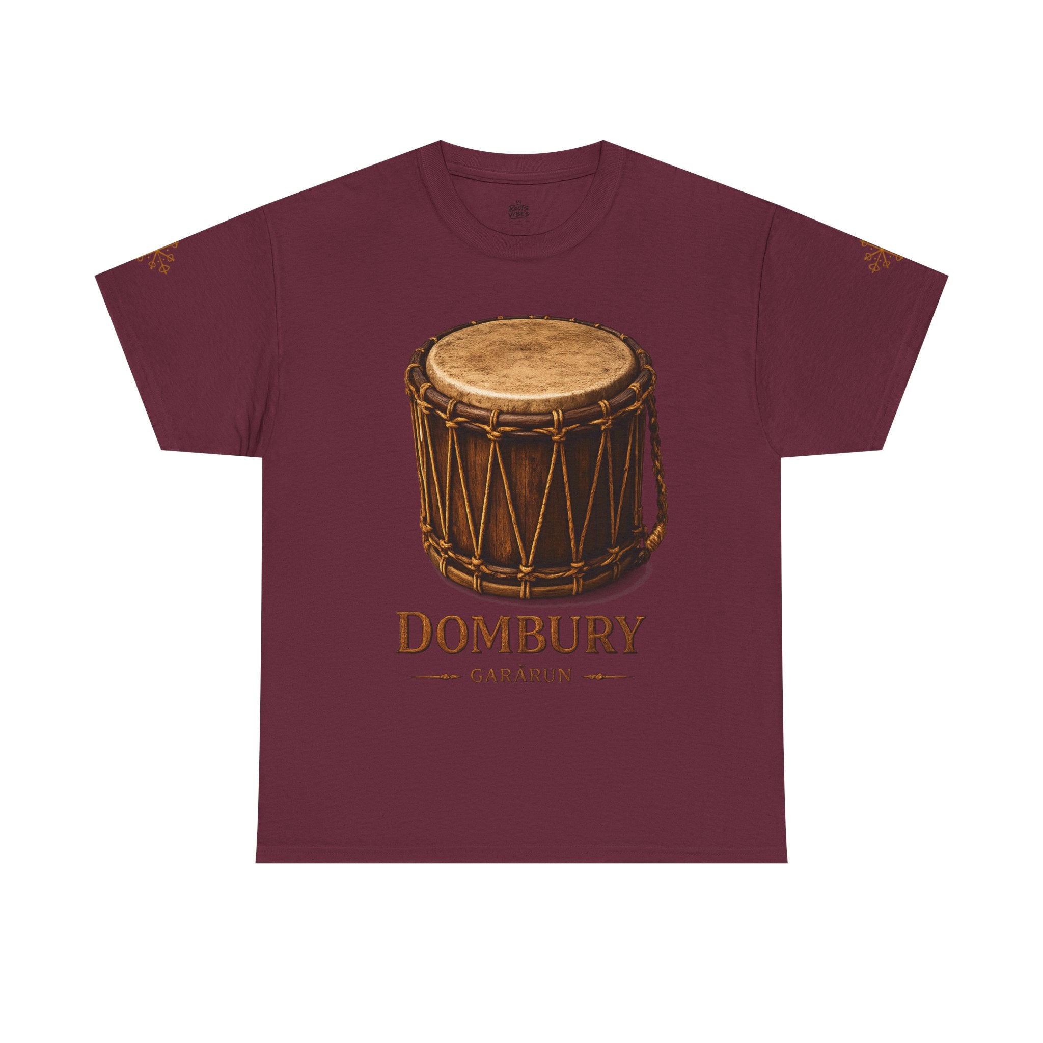 Drum Heritage T-Shirt — "Dombury" Traditional Gararun Design