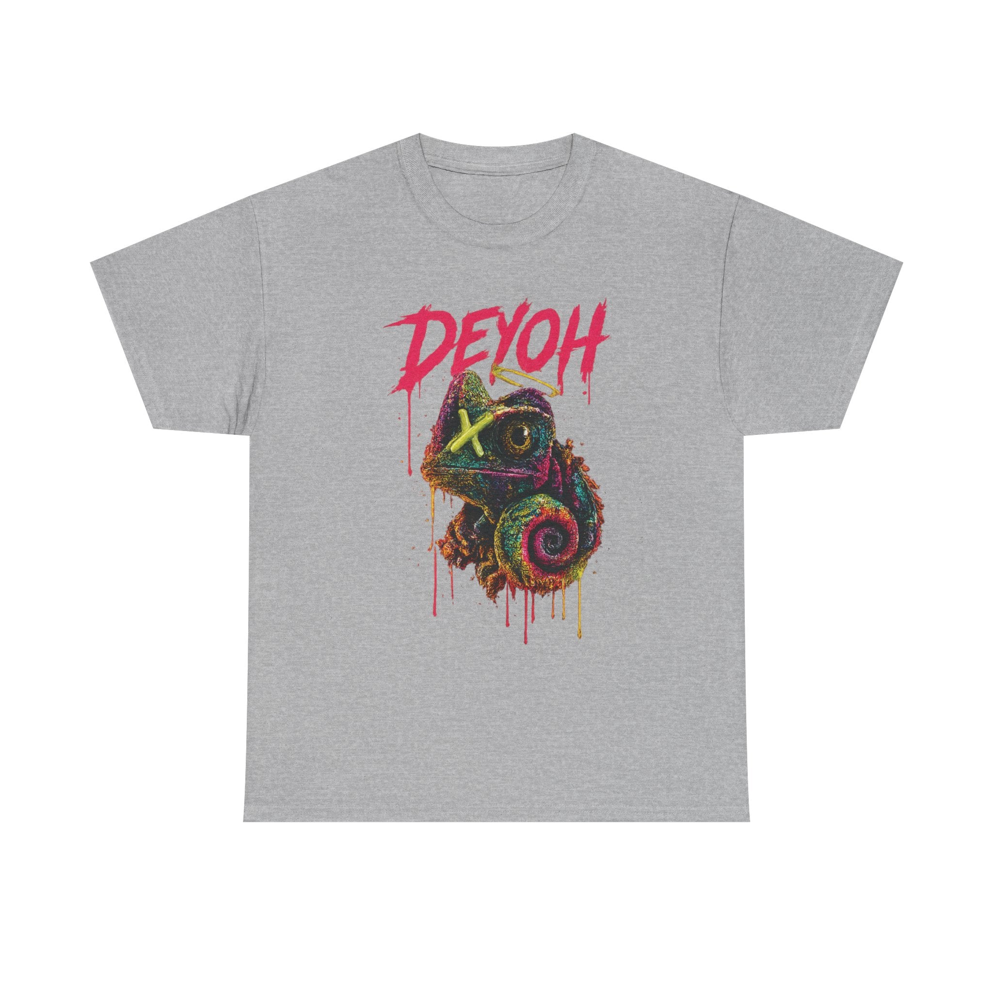 Chameleon Graffiti Tee — DEYOH Streetwear Graphic T-Shirt