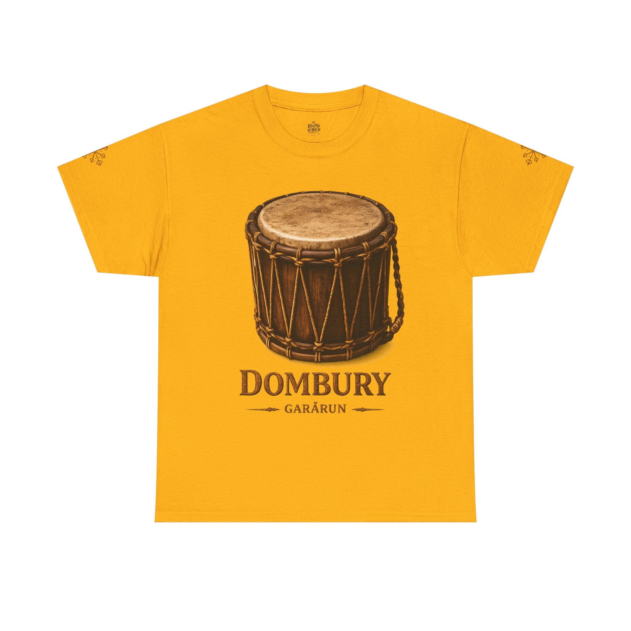 Drum Heritage T-Shirt — "Dombury" Traditional Gararun Design
