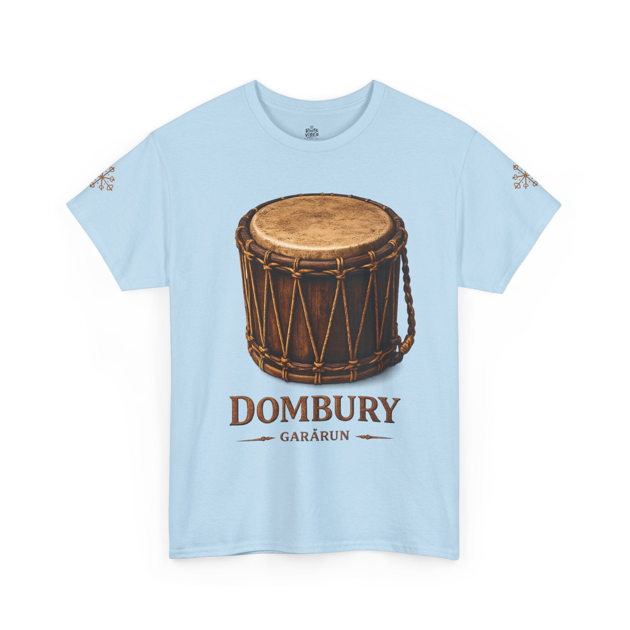 Drum Heritage T-Shirt — "Dombury" Traditional Gararun Design