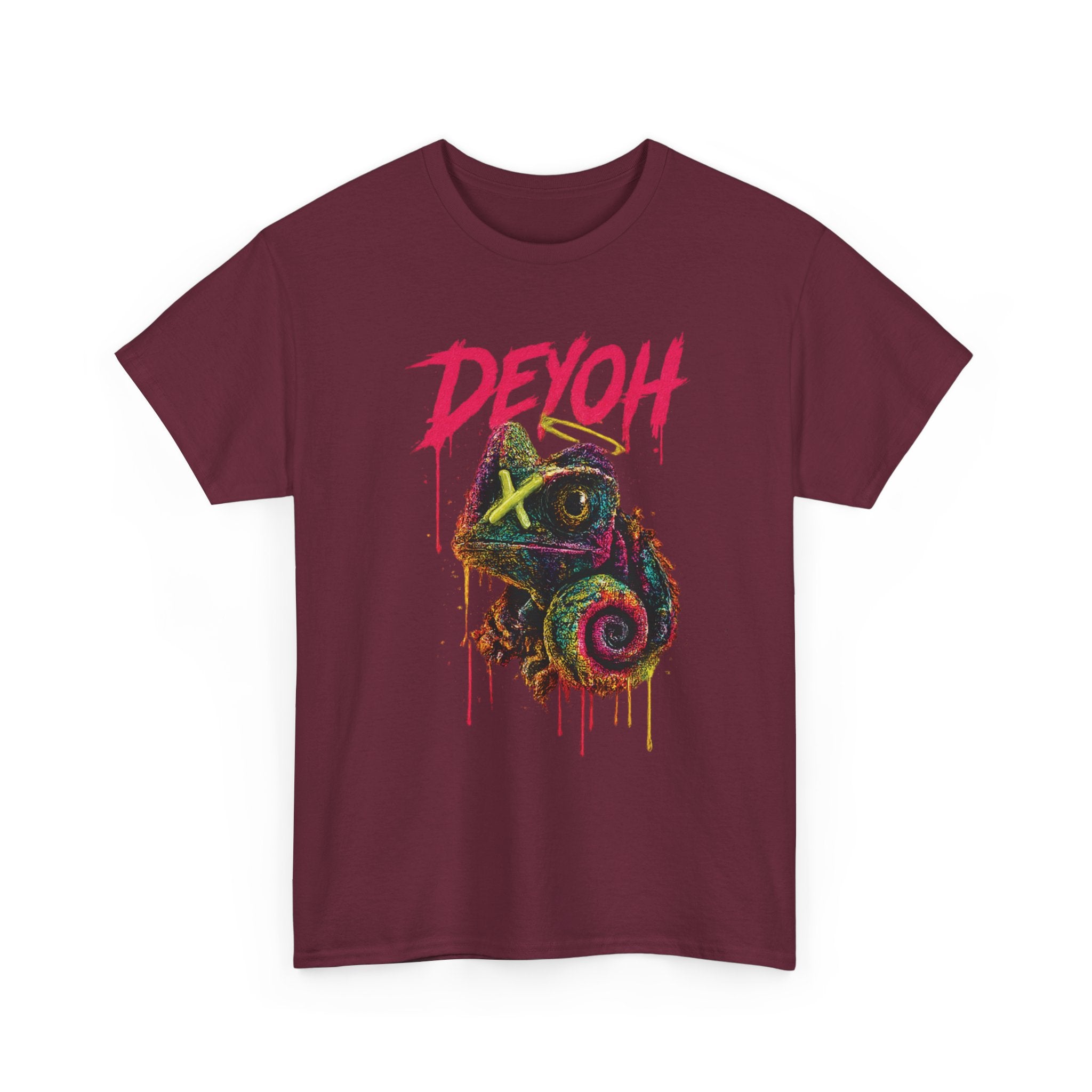 Chameleon Graffiti Tee — DEYOH Streetwear Graphic T-Shirt