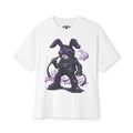 Cyberpunk Bunny Vaporwave Tee | Purple Robot Rabbit Illustration