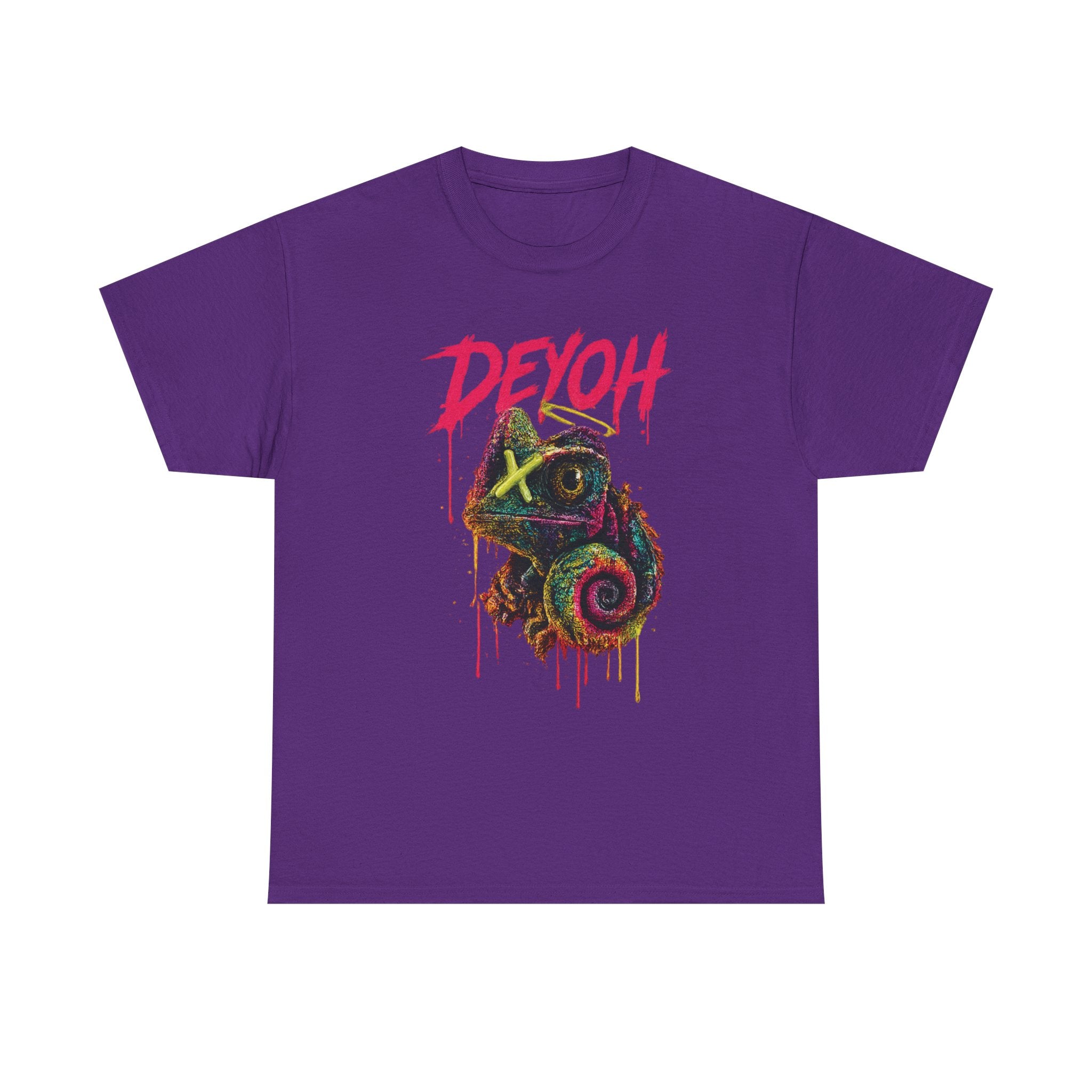 Chameleon Graffiti Tee — DEYOH Streetwear Graphic T-Shirt