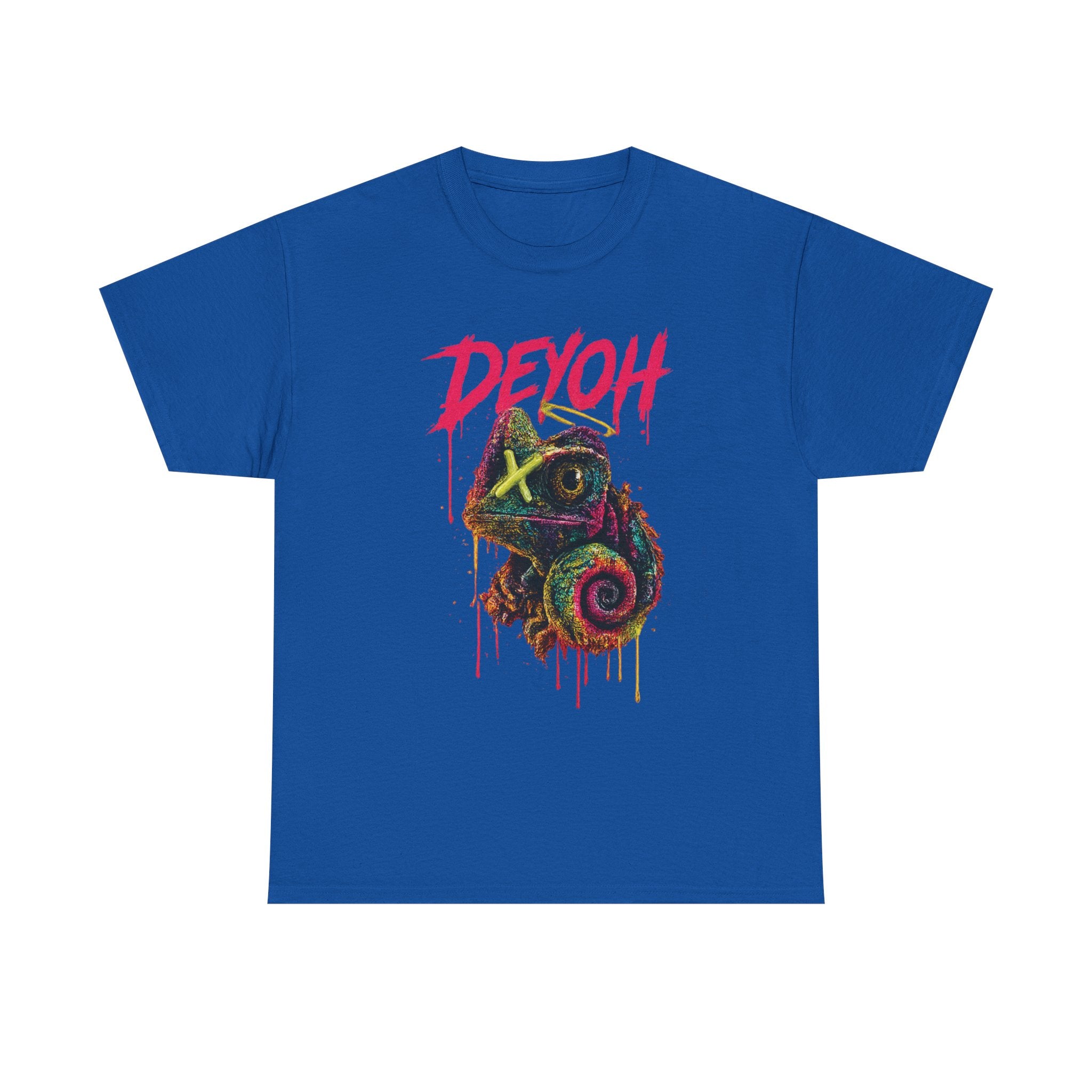 Chameleon Graffiti Tee — DEYOH Streetwear Graphic T-Shirt