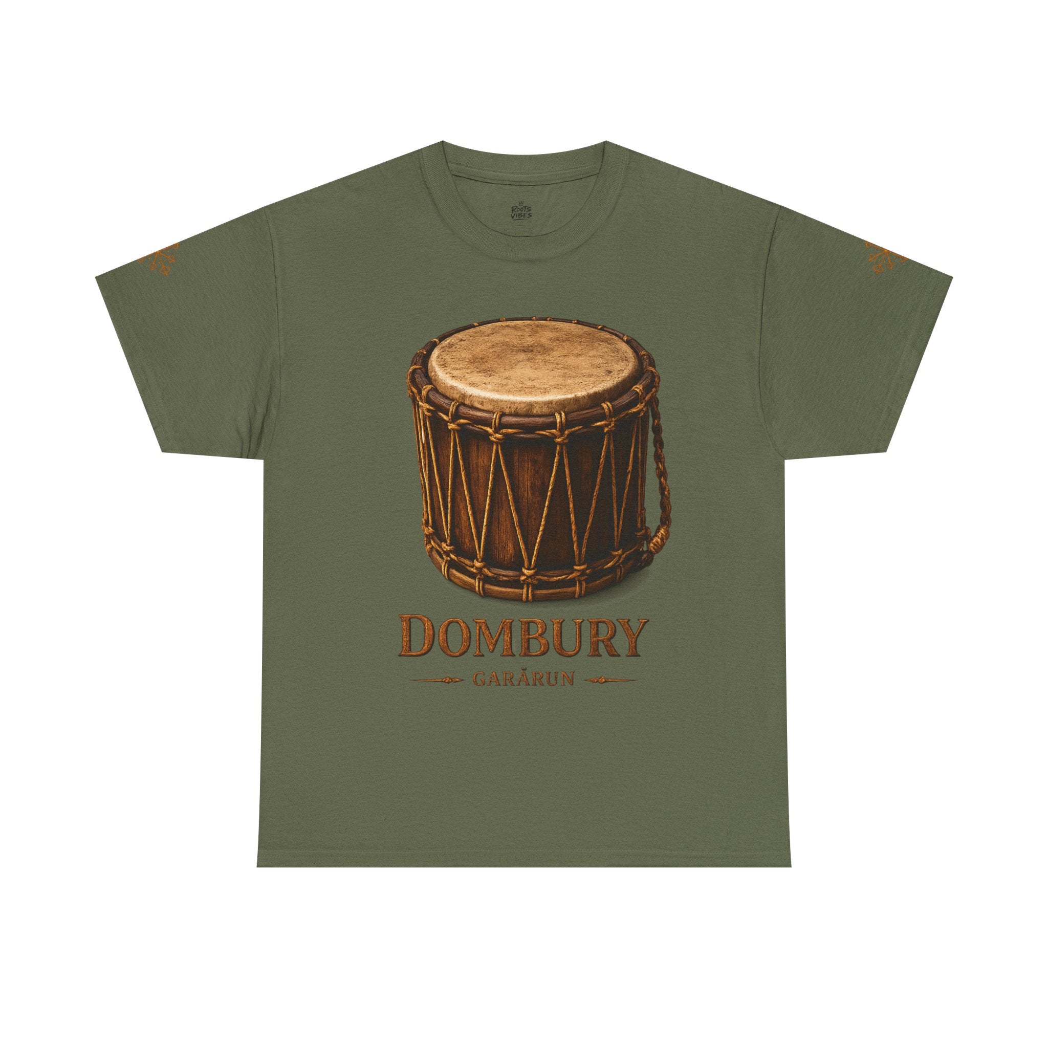 Drum Heritage T-Shirt — "Dombury" Traditional Gararun Design