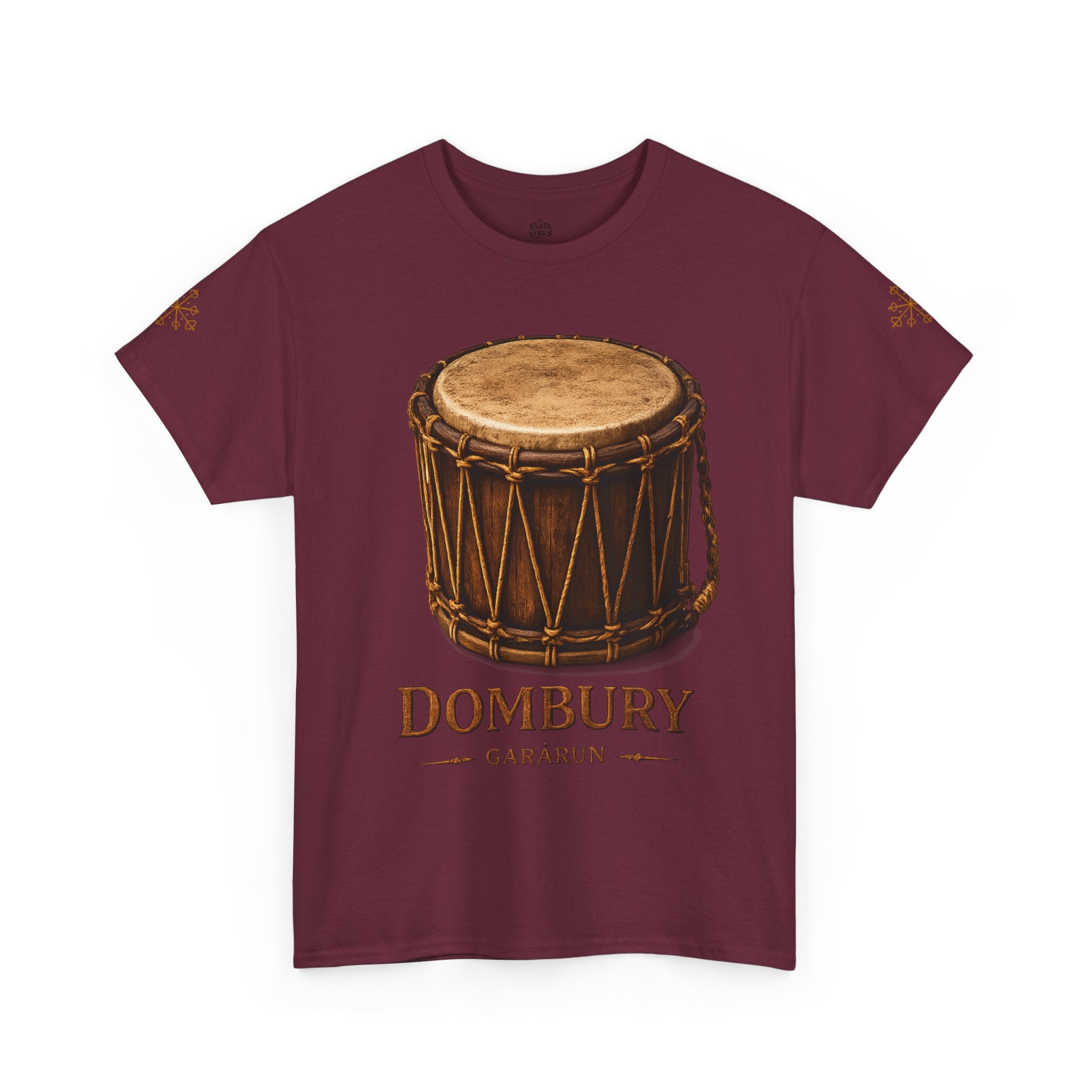 Drum Heritage T-Shirt — "Dombury" Traditional Gararun Design