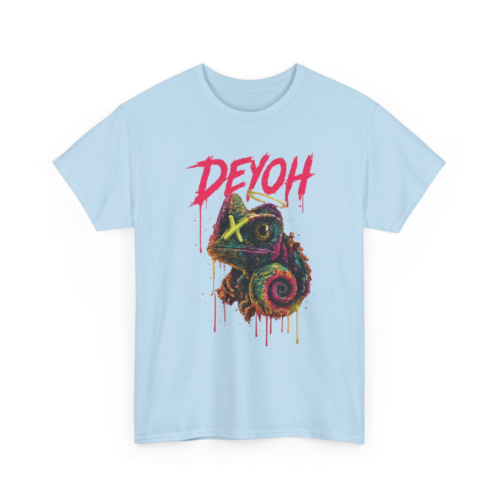 Chameleon Graffiti Tee — DEYOH Streetwear Graphic T-Shirt