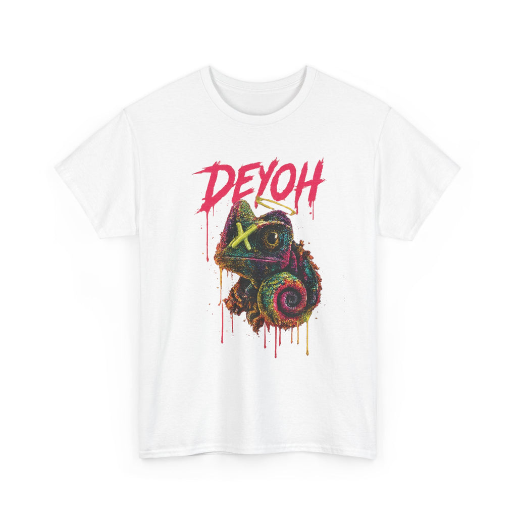 Chameleon Graffiti Tee — DEYOH Streetwear Graphic T-Shirt