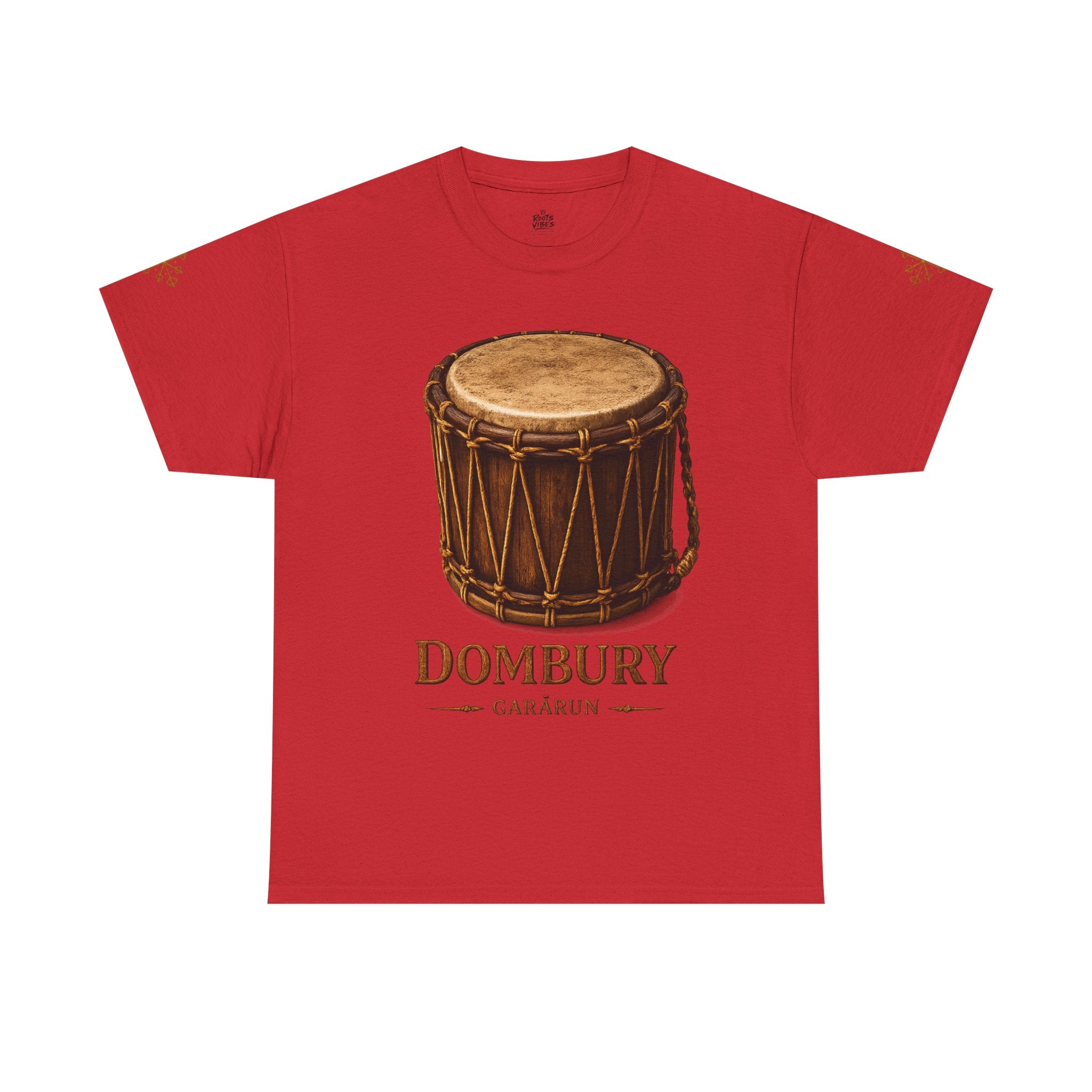 Drum Heritage T-Shirt — "Dombury" Traditional Gararun Design