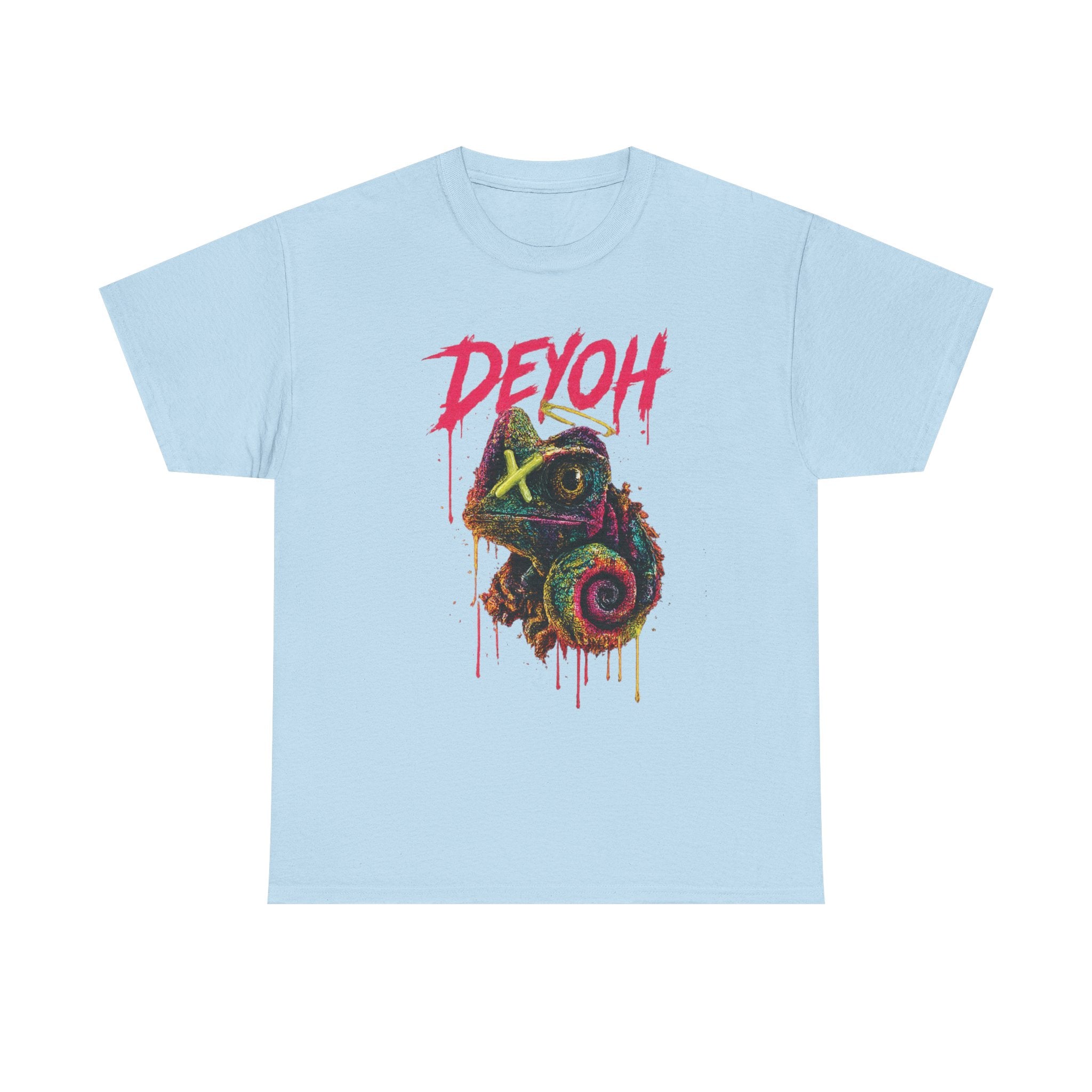 Chameleon Graffiti Tee — DEYOH Streetwear Graphic T-Shirt