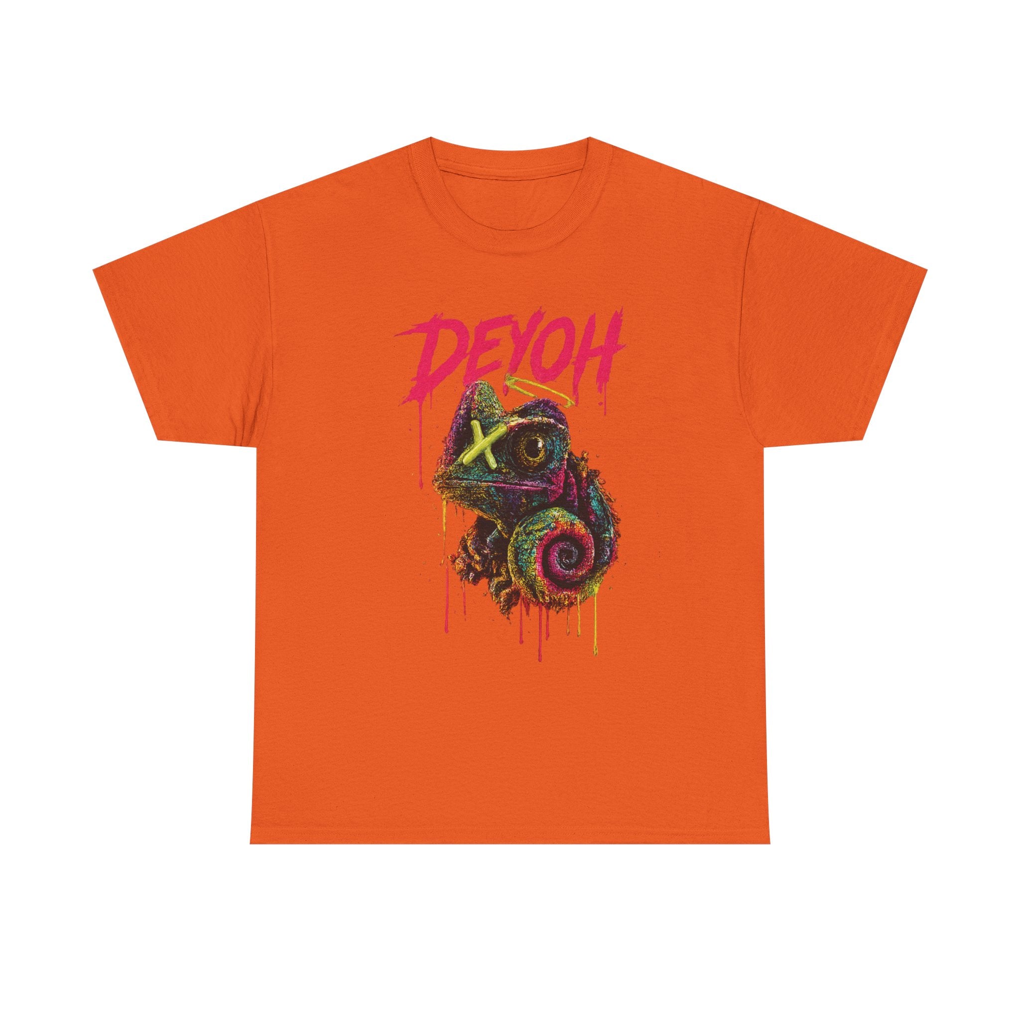 Chameleon Graffiti Tee — DEYOH Streetwear Graphic T-Shirt