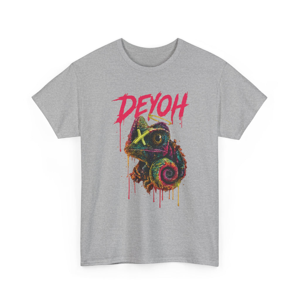 Chameleon Graffiti Tee — DEYOH Streetwear Graphic T-Shirt