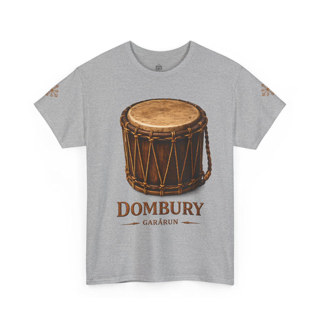 Drum Heritage T-Shirt — "Dombury" Traditional Gararun Design