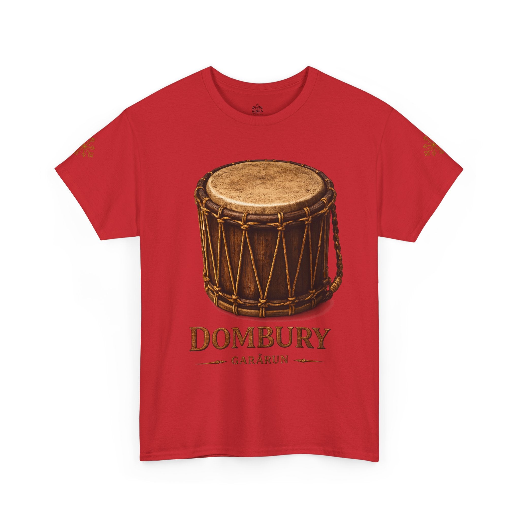 Drum Heritage T-Shirt — "Dombury" Traditional Gararun Design