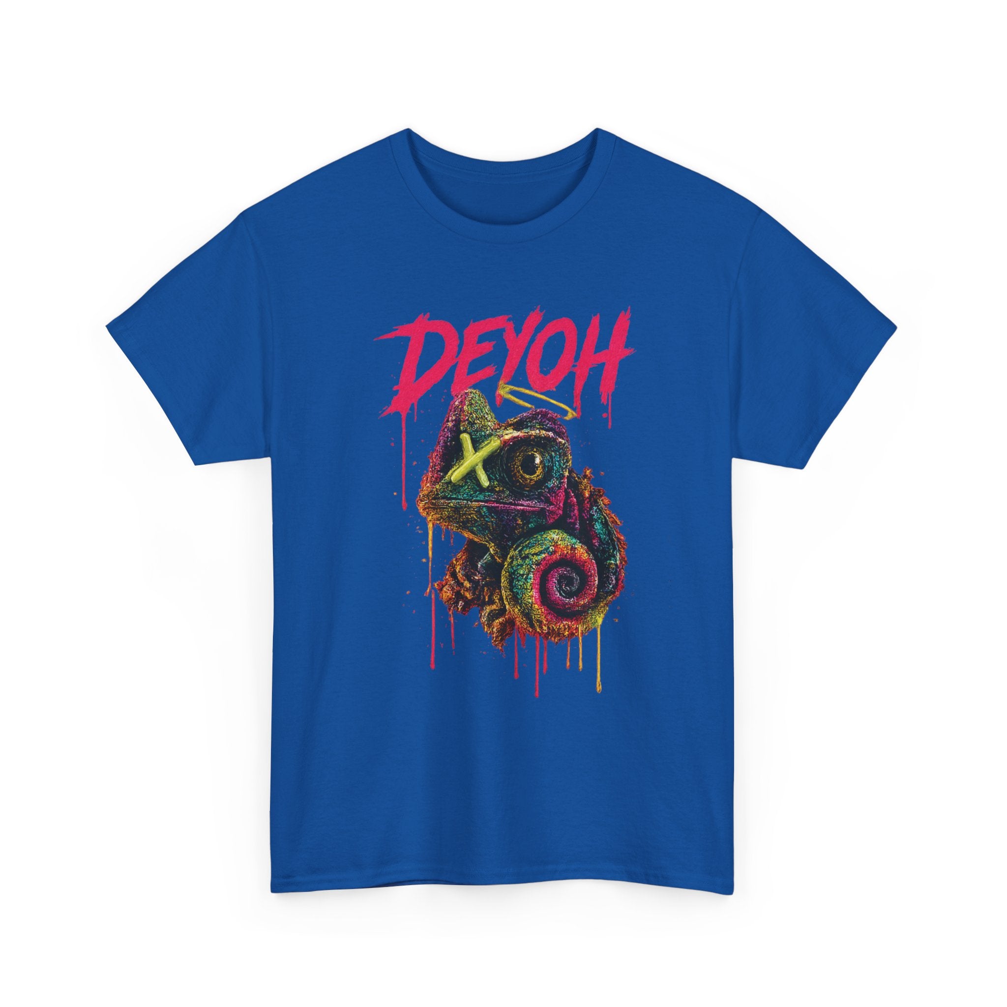 Chameleon Graffiti Tee — DEYOH Streetwear Graphic T-Shirt