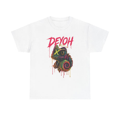Chameleon Graffiti Tee — DEYOH Streetwear Graphic T-Shirt