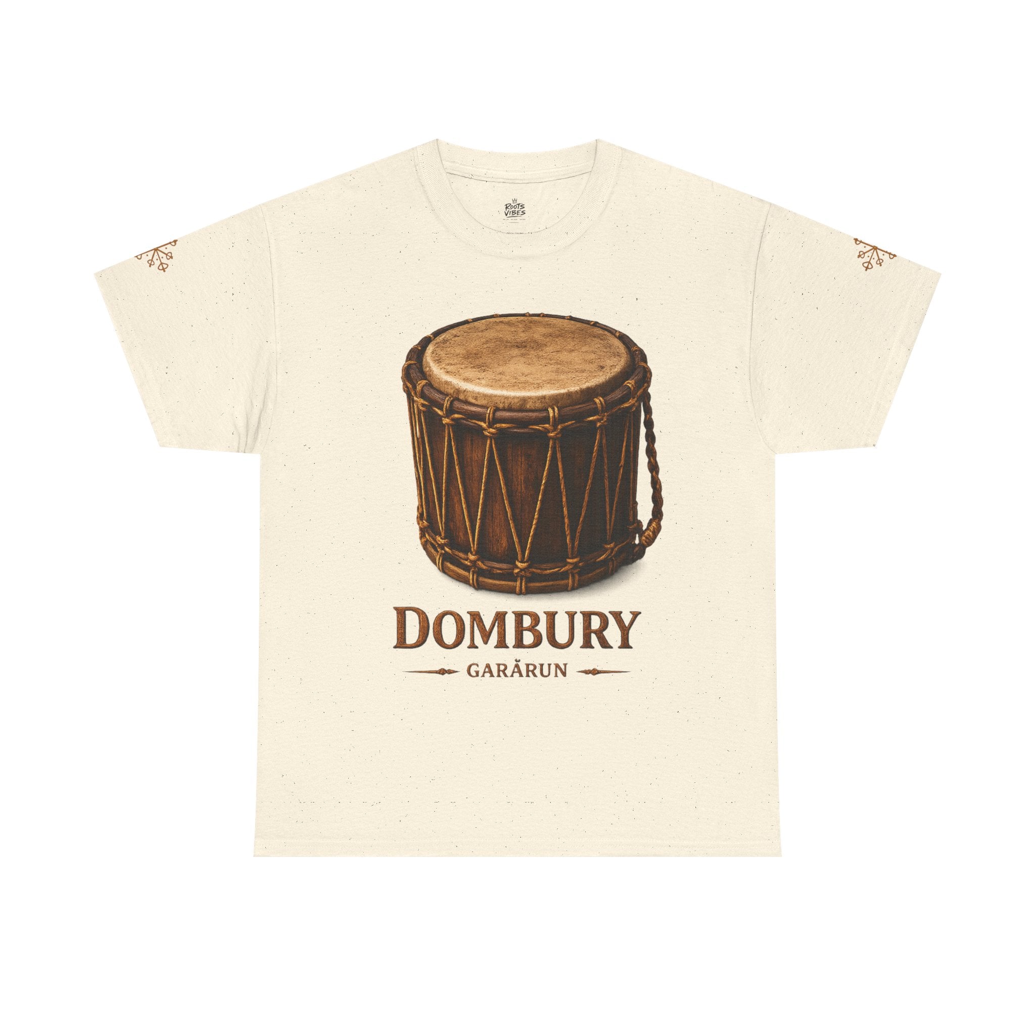 Drum Heritage T-Shirt — "Dombury" Traditional Gararun Design